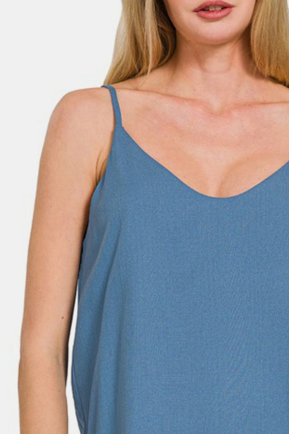 Two Layered Spaghetti Strap Cami