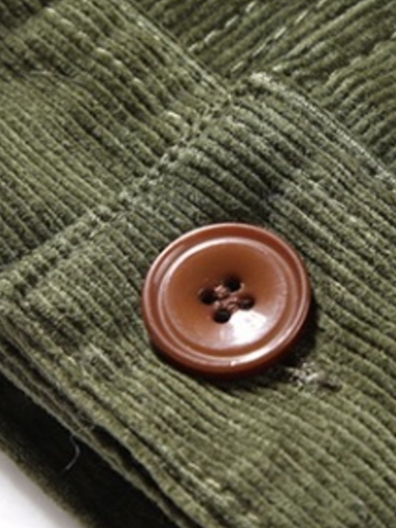 Men's Plus Size Vintage Corduroy Casual Jacket