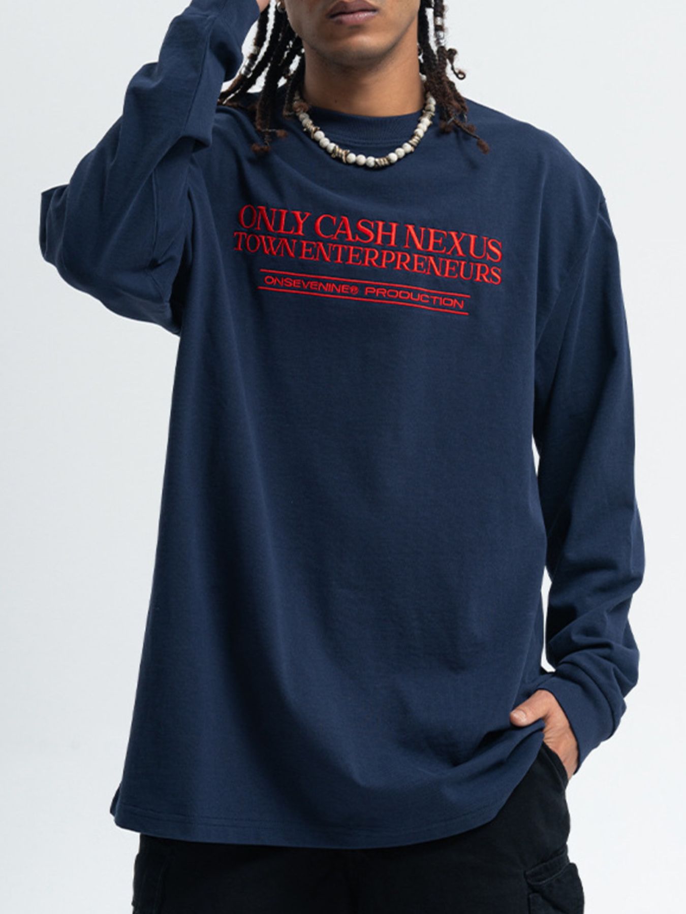 Men's Letter Long Sleeve T-Shirt