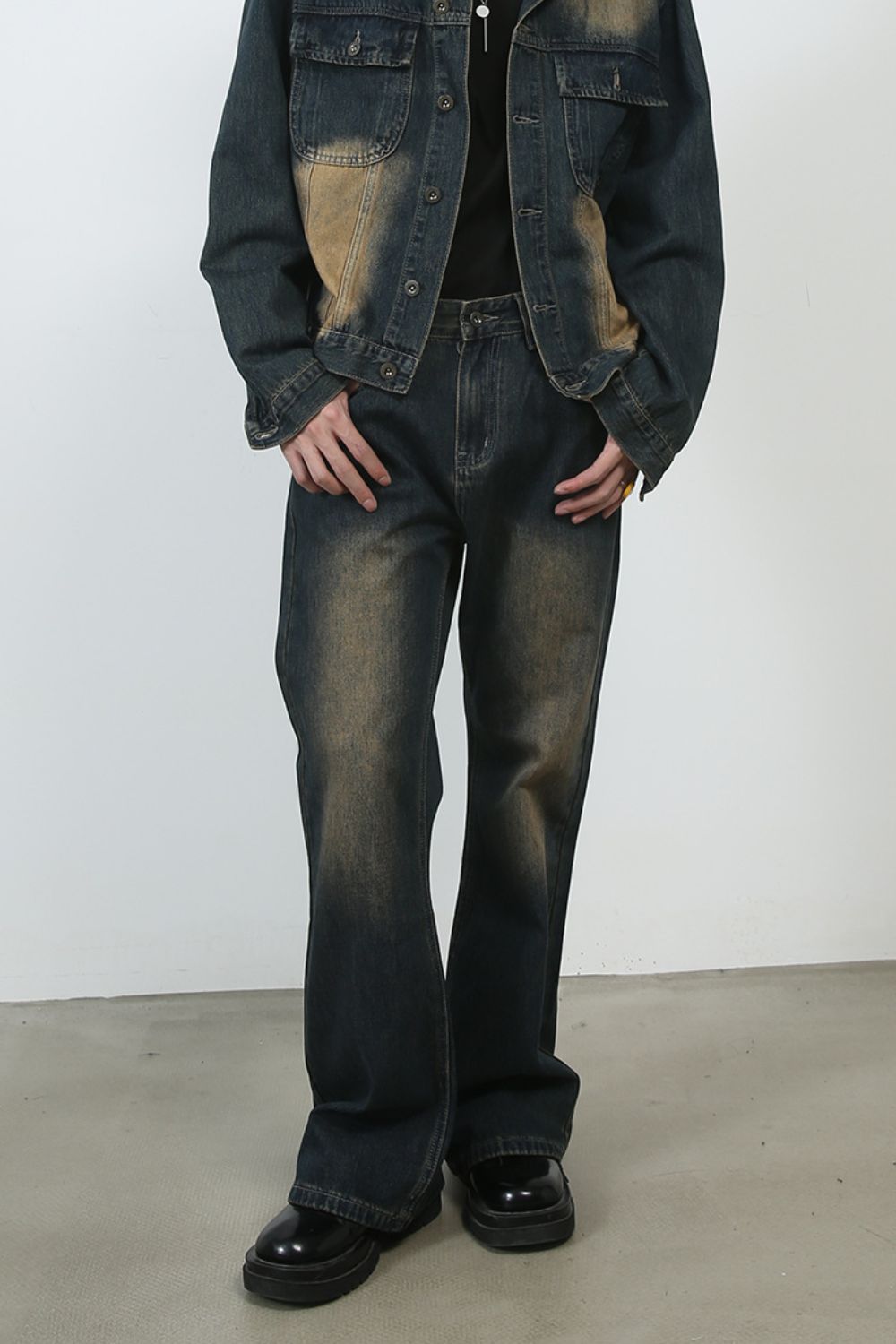 Men's Bootcut Baggy Jeans