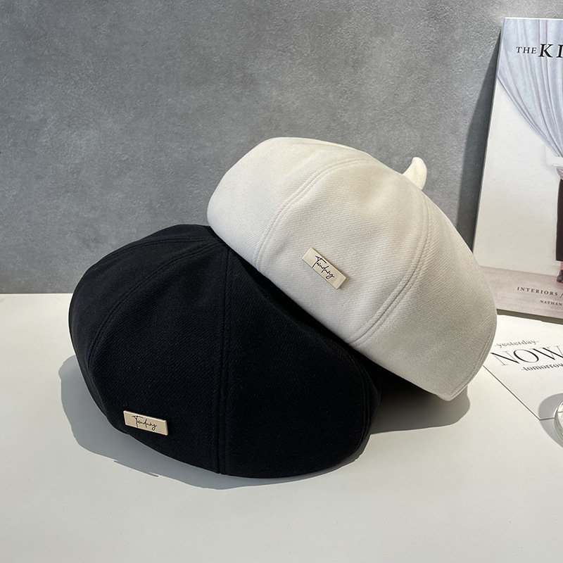 Classic Solid Color Beret Hat