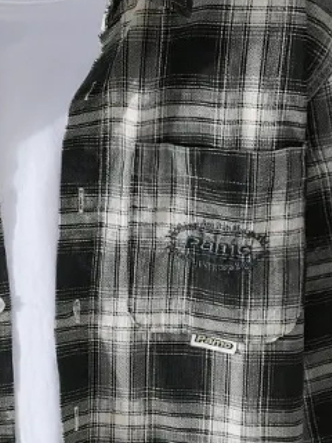 Men's Plus Size Plaid Button Up Long Sleeve Shirt