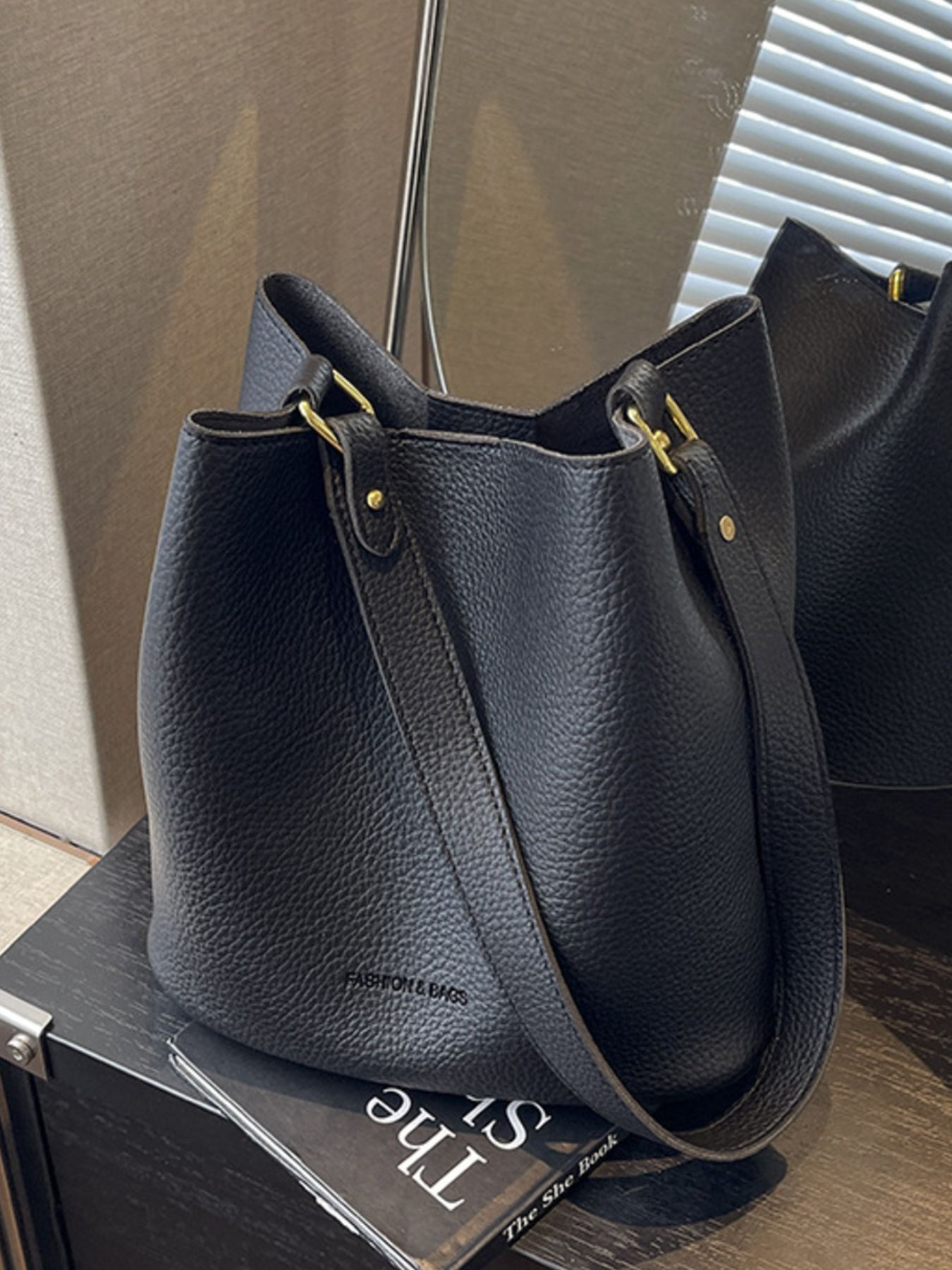 Solid Color Tote Bag