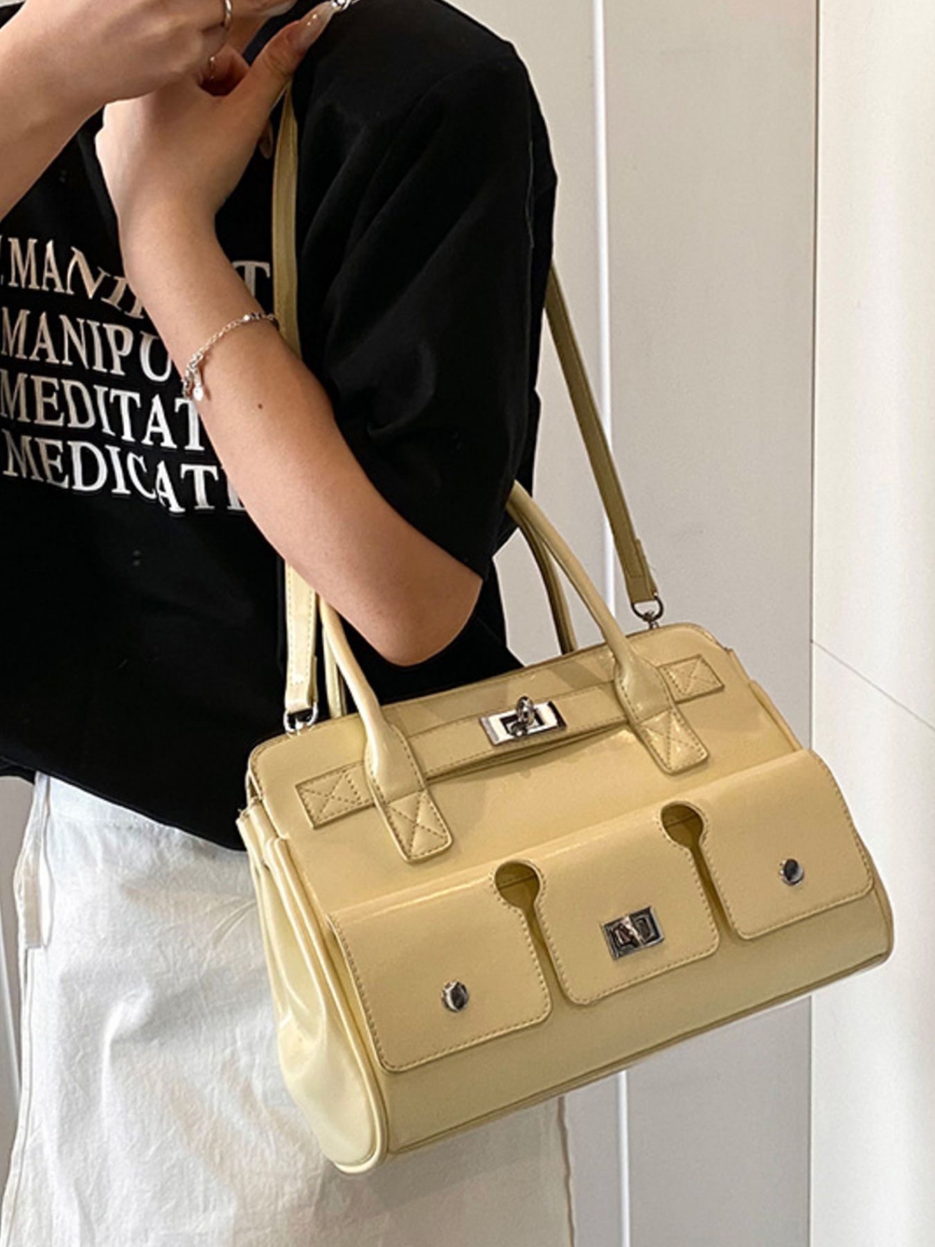 Top Handle Shoulder Bag