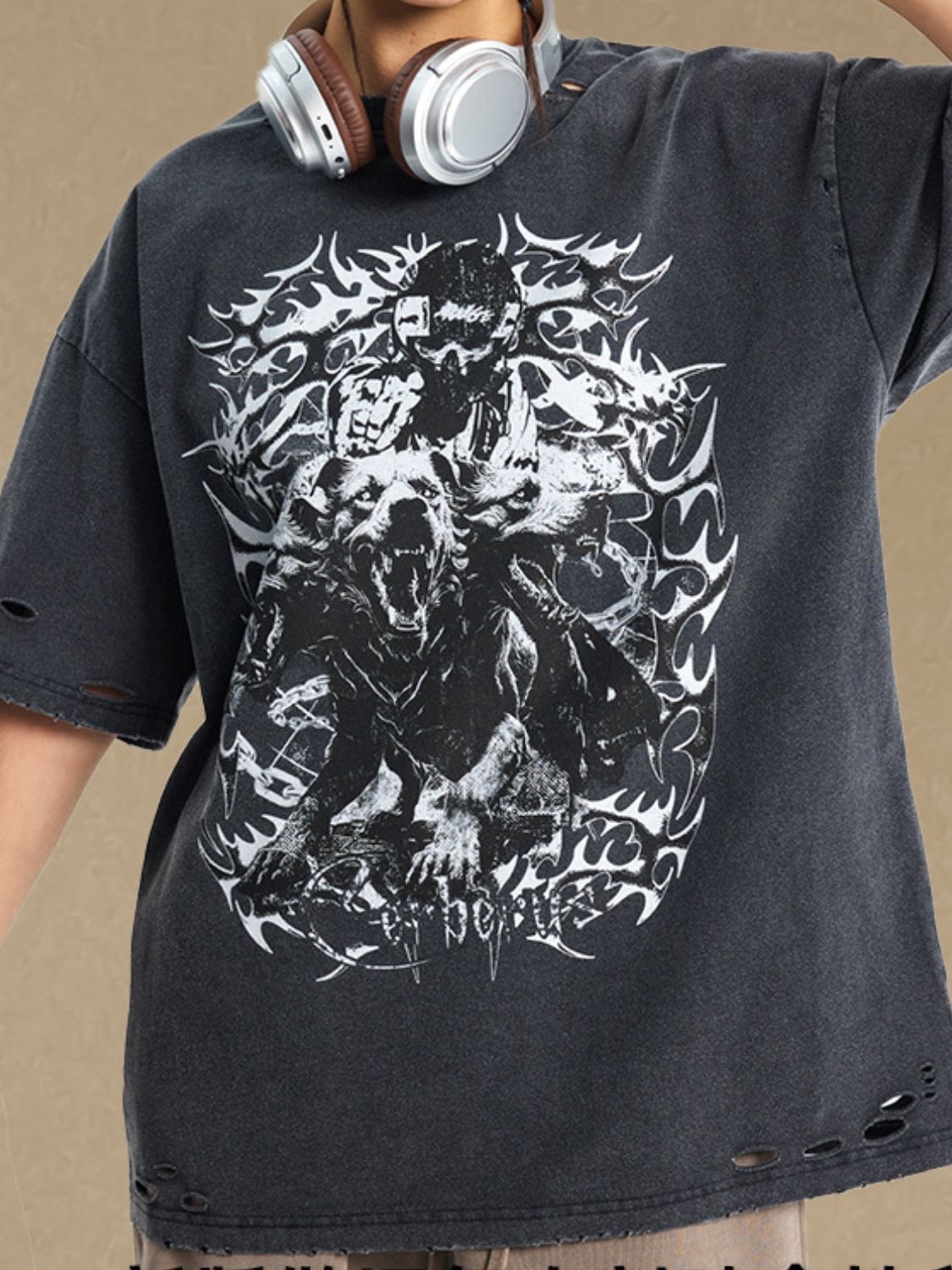 Men's Graphic Round Neck Half Sleeve T-Shirt