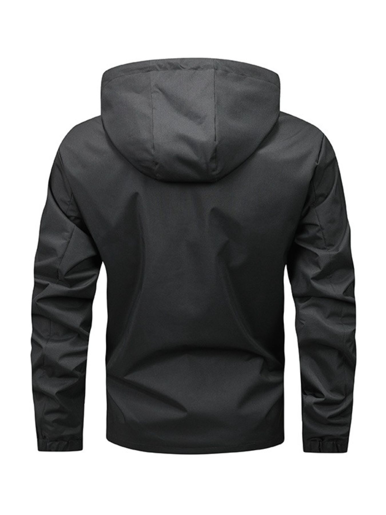 Men's Lightweight Hooded Windbreaker Jacket
