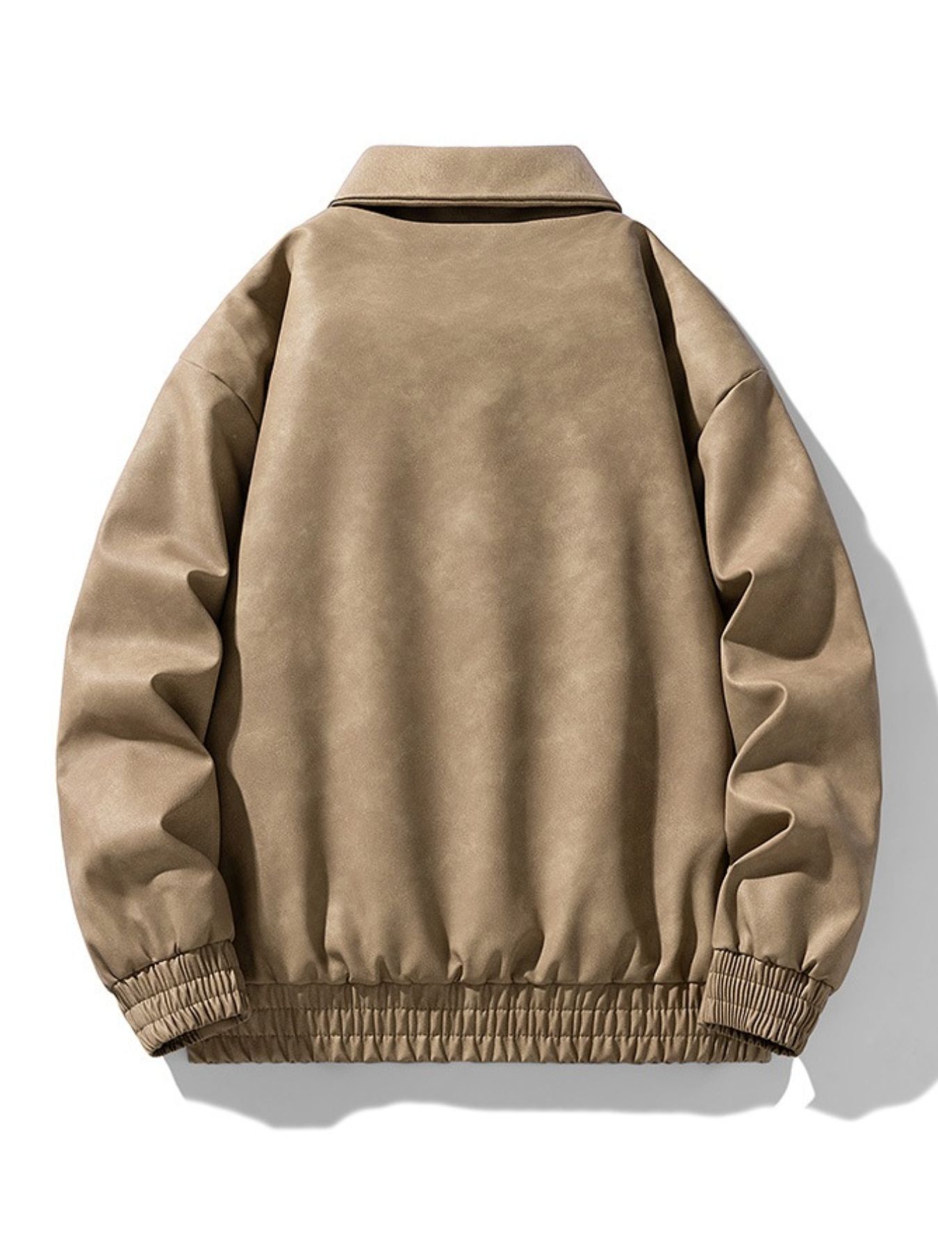 Men's Plus Size Zip Up Long Sleeve Jacket