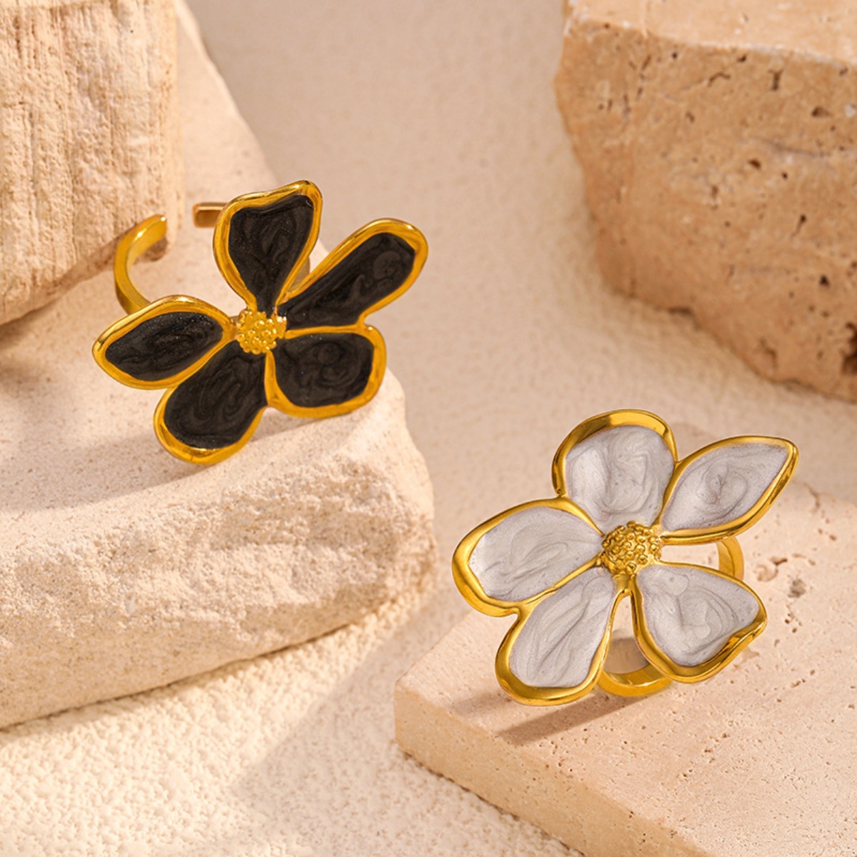 Flower Open Ring