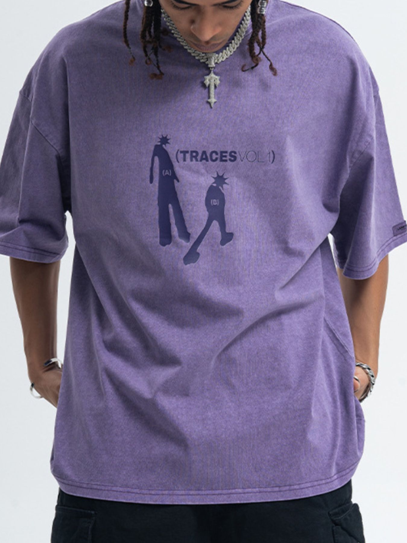 Men's Washed Graphic Short Sleeve T-Shirt