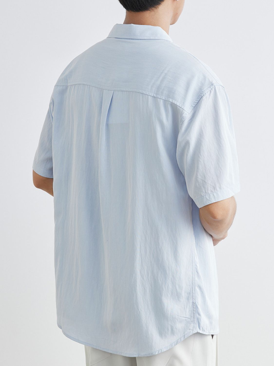 Men's Plus Size Button Up Short Sleeve Casual Shirt