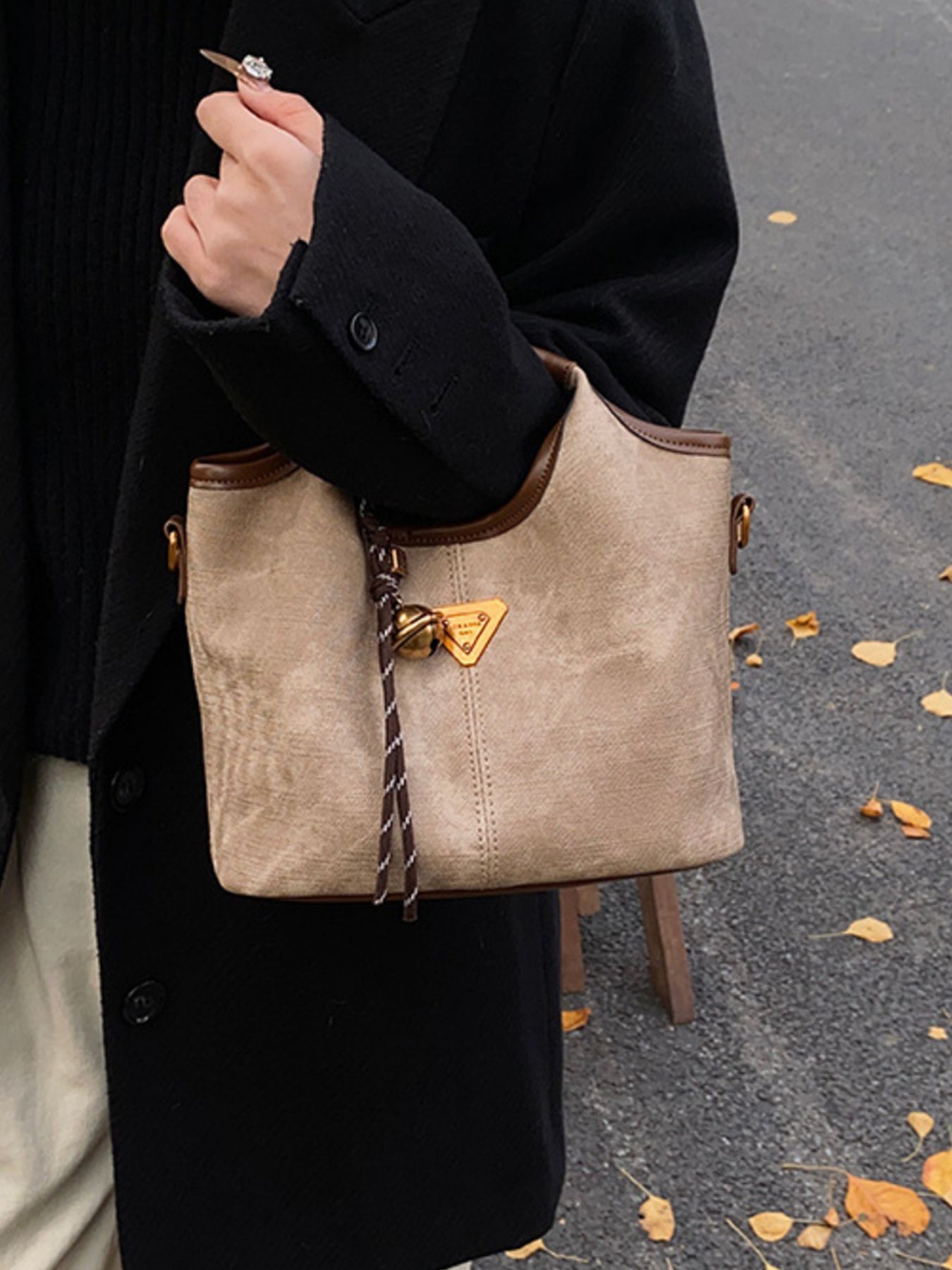 Vintage Leather Crossbody Bag