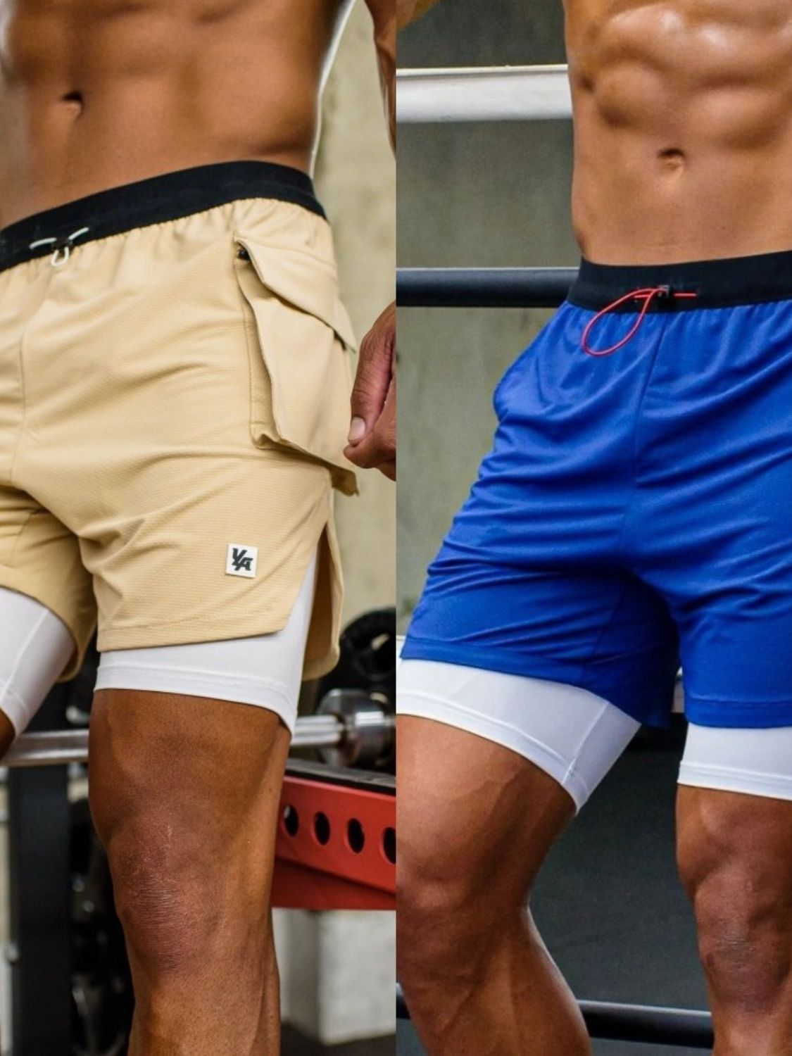 Men's Plus Size Drawstring Shorts