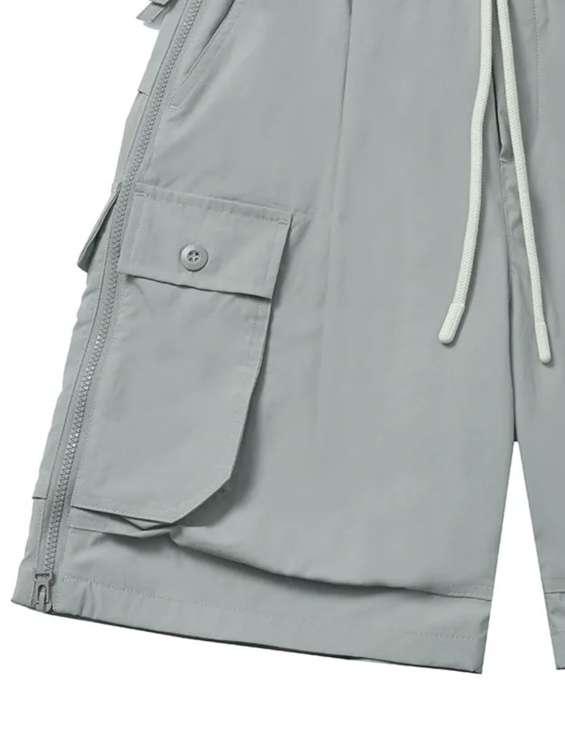Men's Full Size Casual Drawstring Cargo Shorts Plus Size