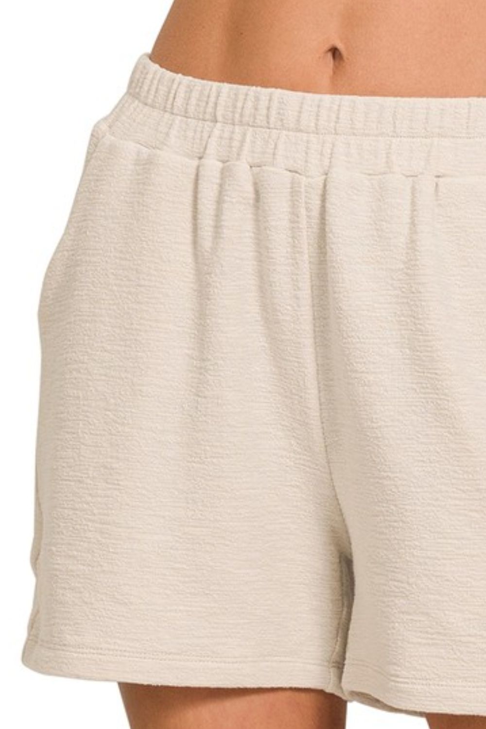 Cotton Slub Short Pants