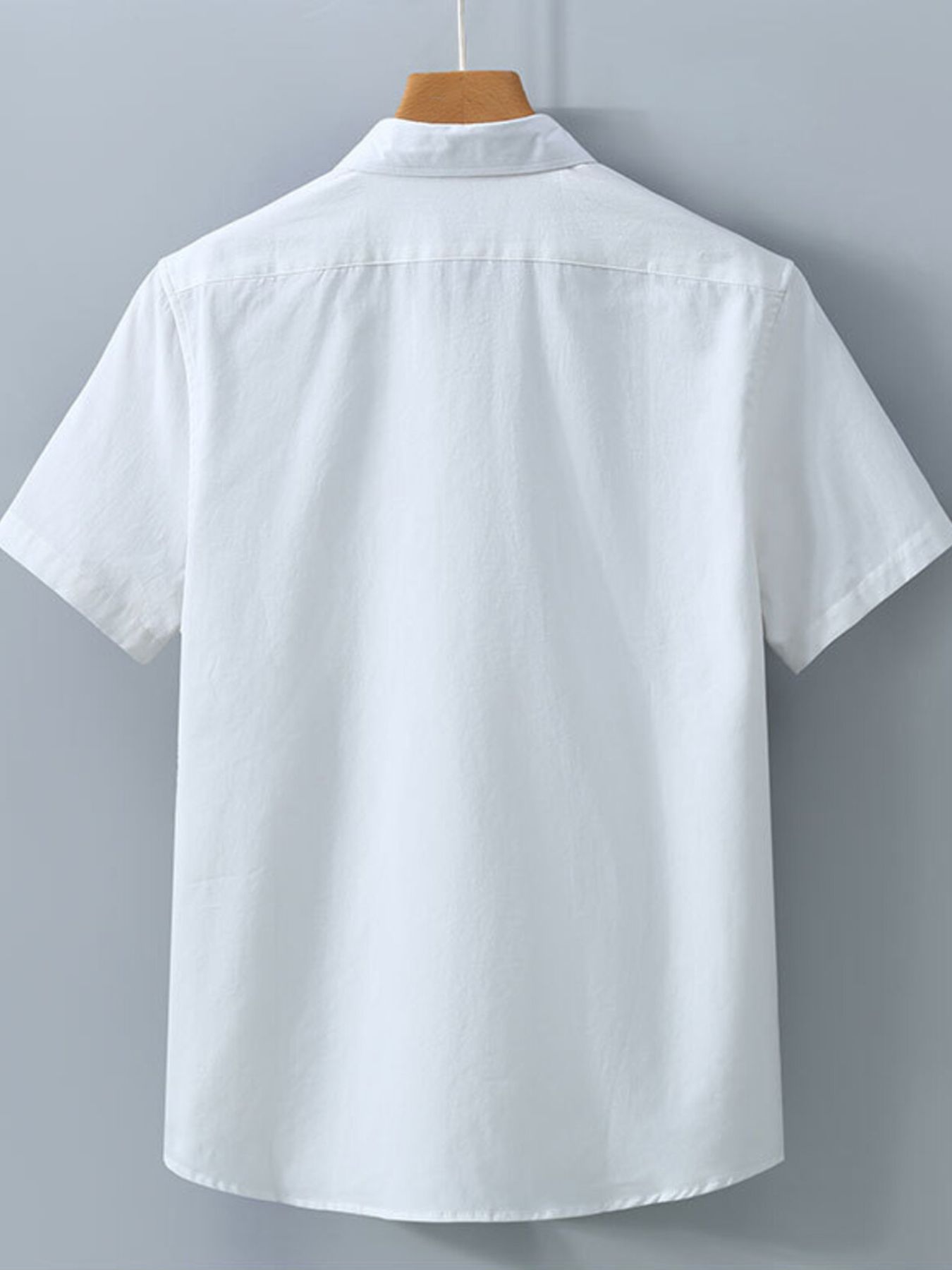 Men's Plus Size Button Up Short Sleeve Shirt