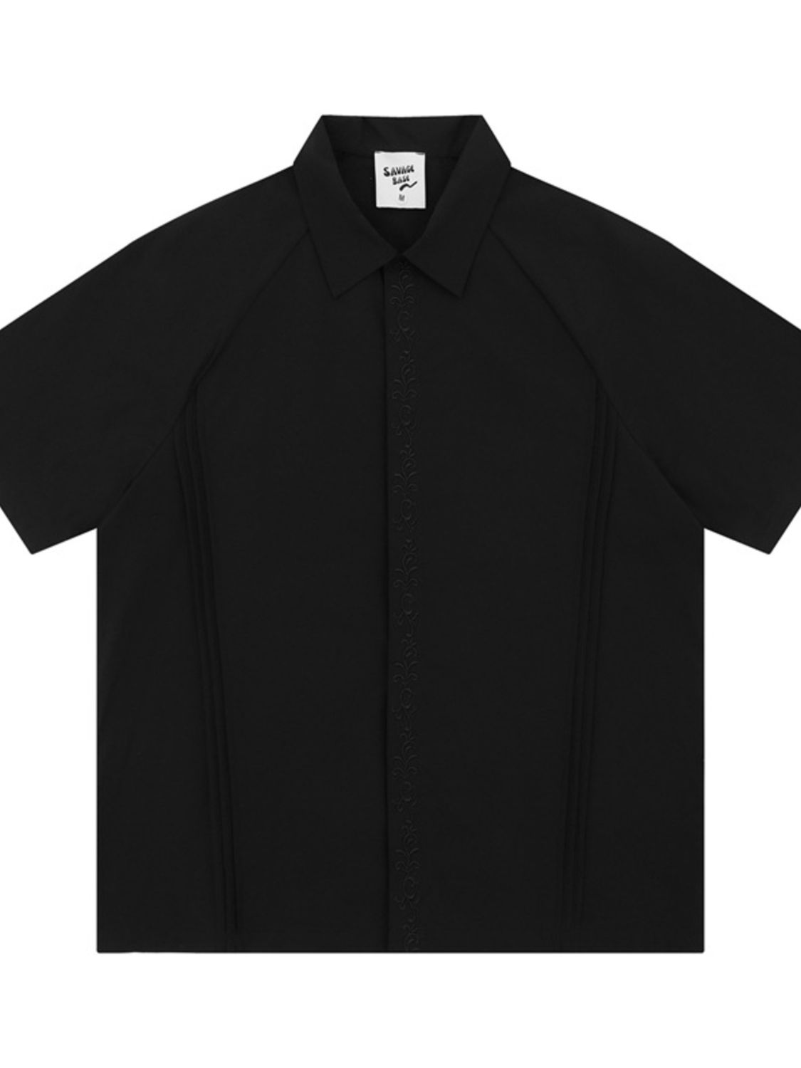 Men's Collared Neck Short Sleeve Shirt