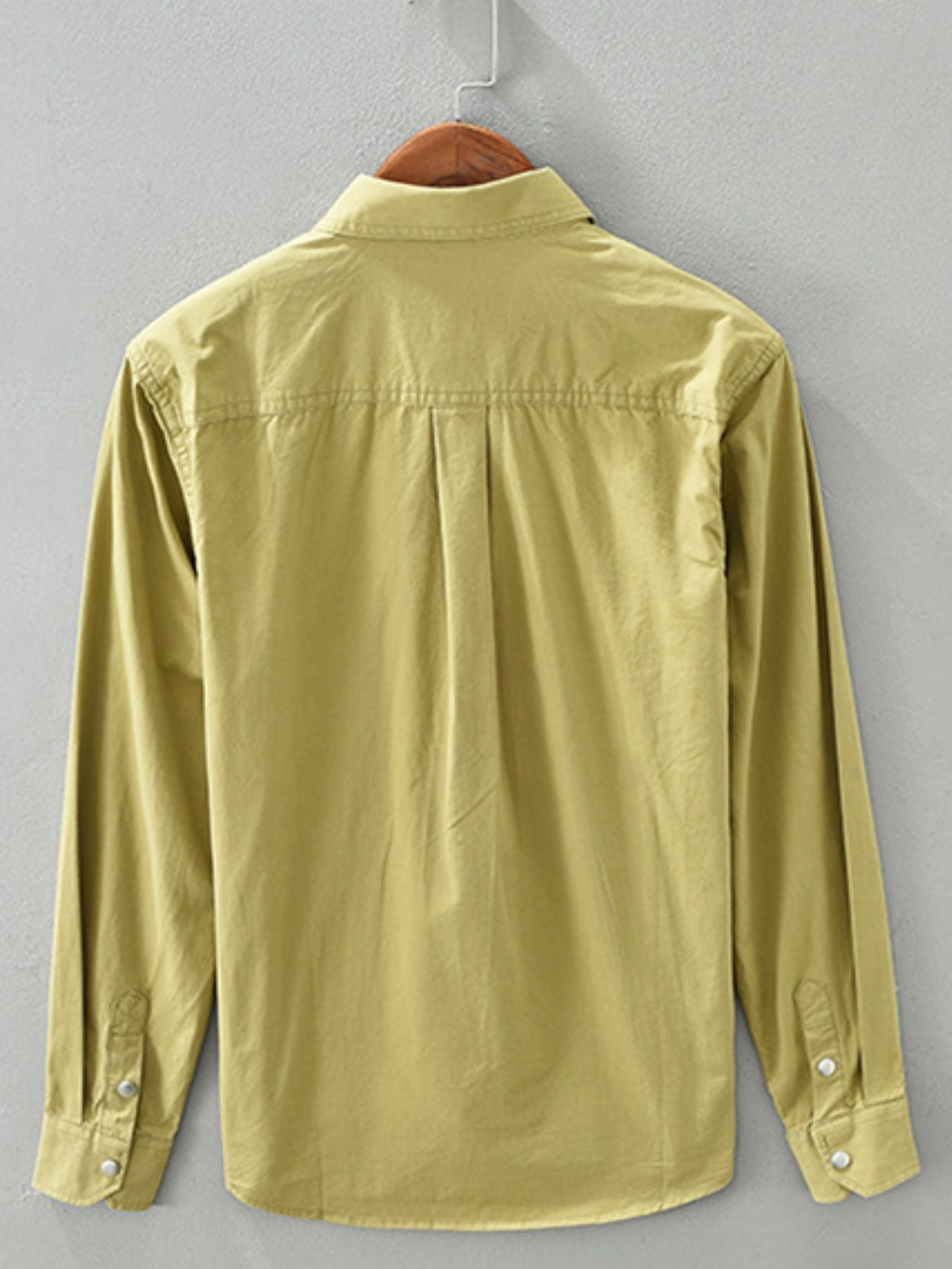 Men's Plus Size Button Up Long Sleeve Shirt