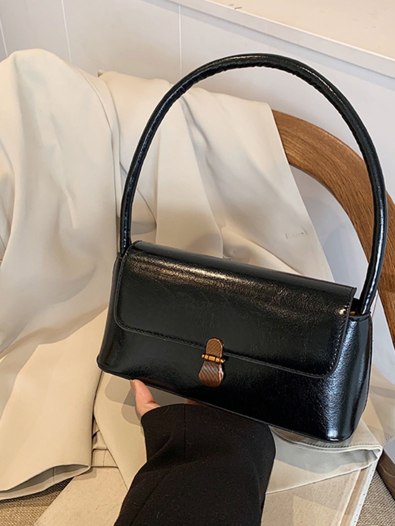 PU Leather Shoulder Bag