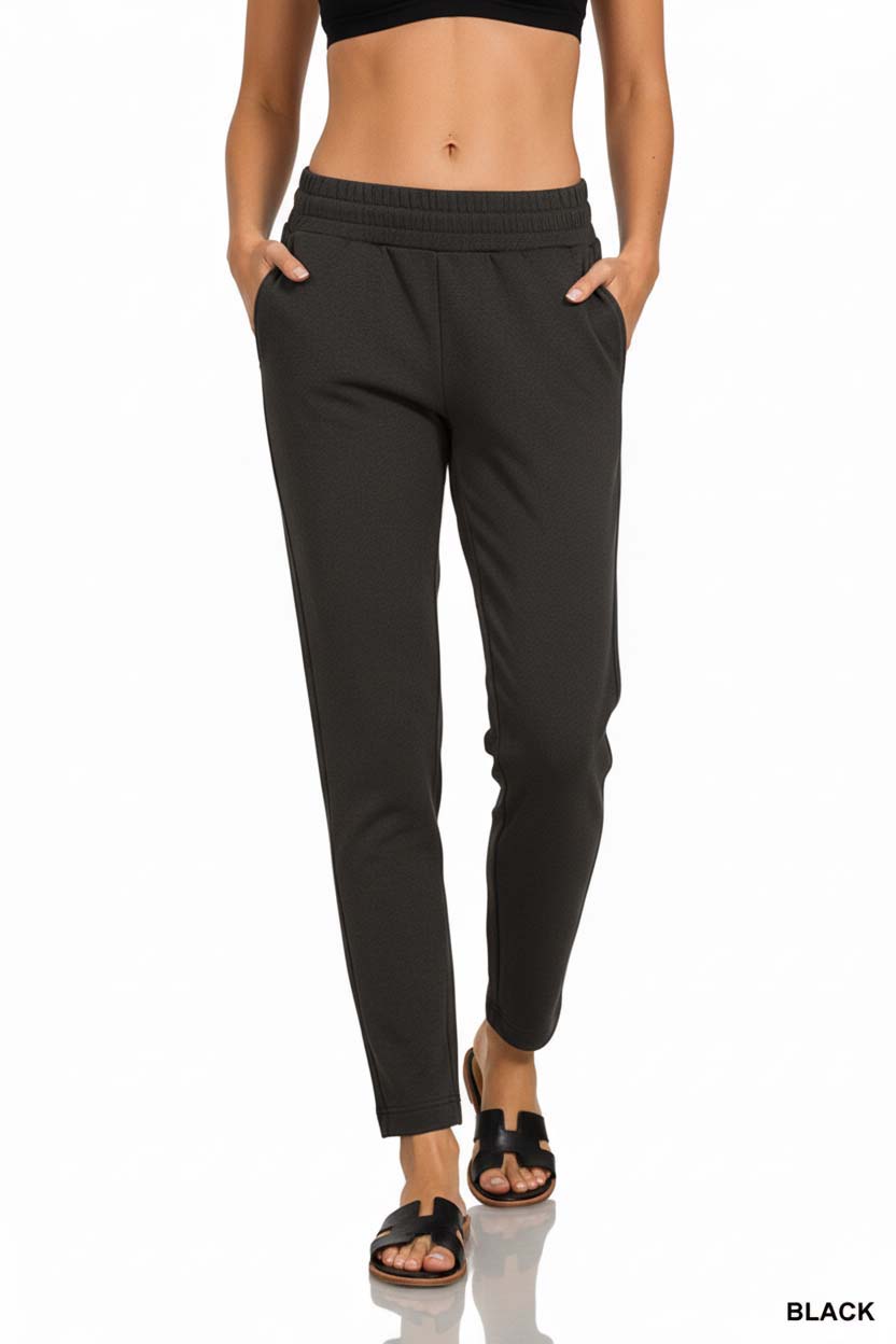 Scuba Capri Sweatpants with Pocket