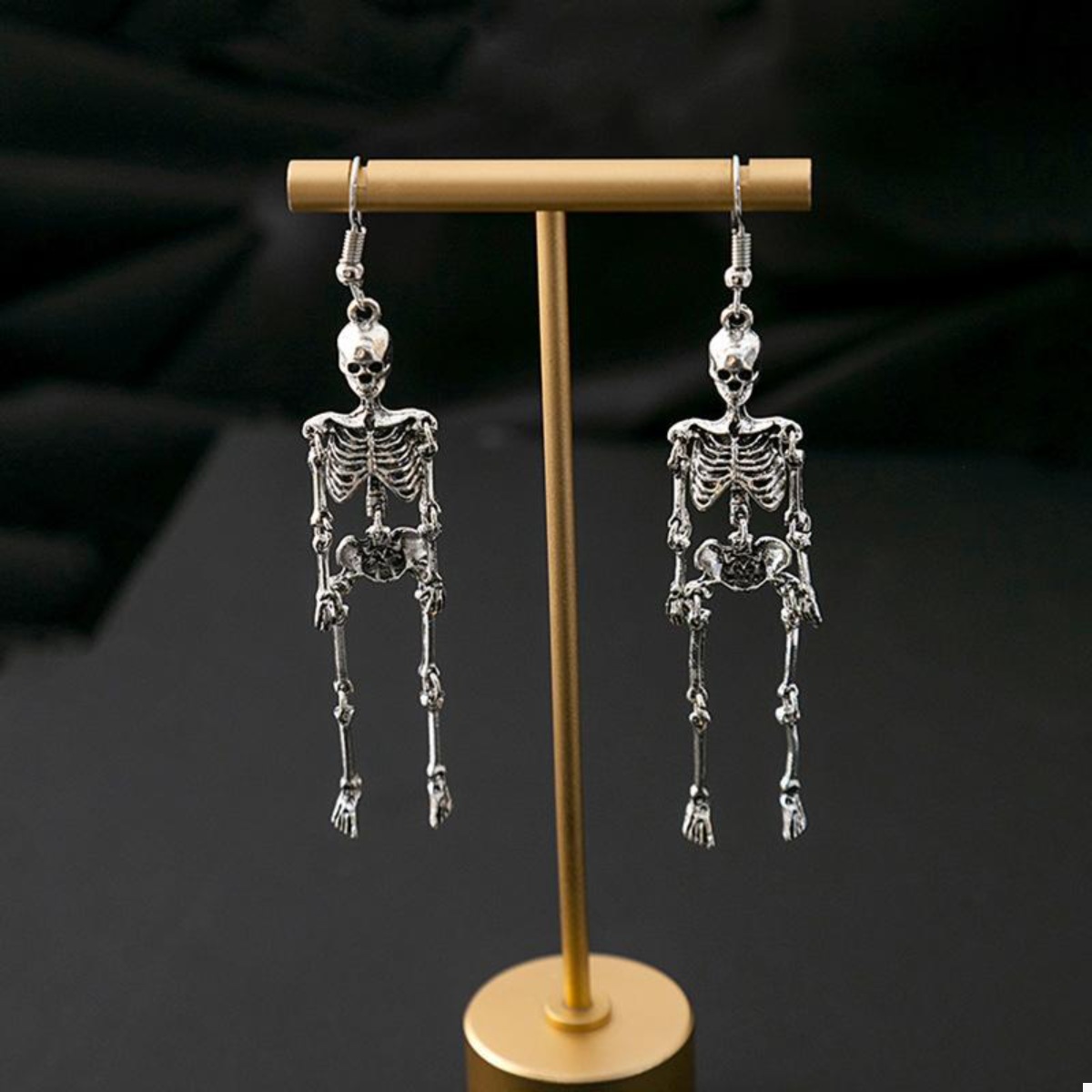 Halloween Skeleton Dangle Earrings