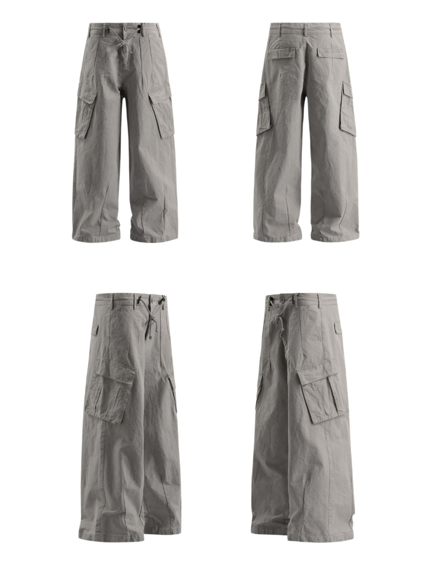 Men's Wide-Leg Cargo Pants