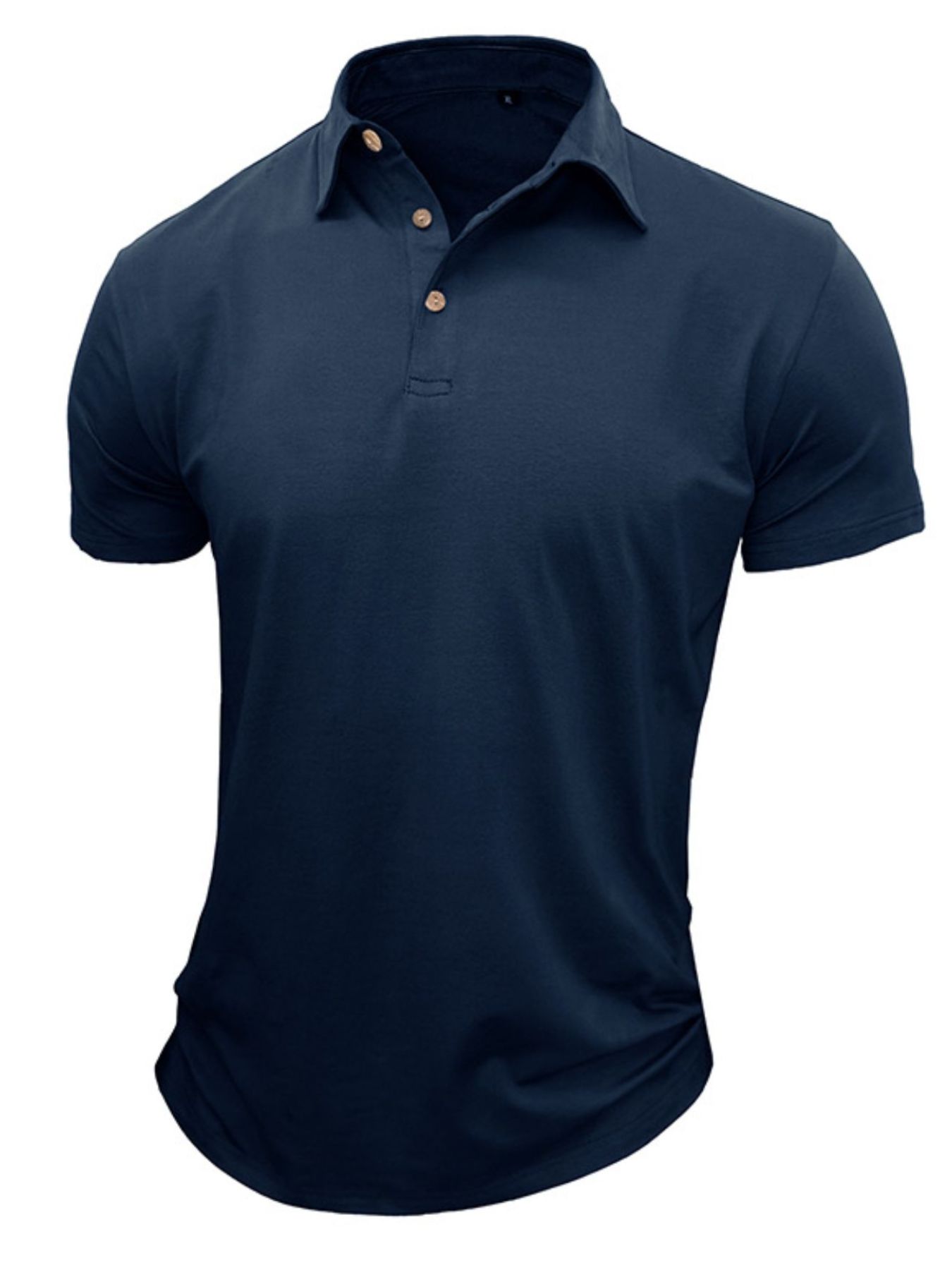 Men's Collared Neck Short Sleeve Polo Shirt