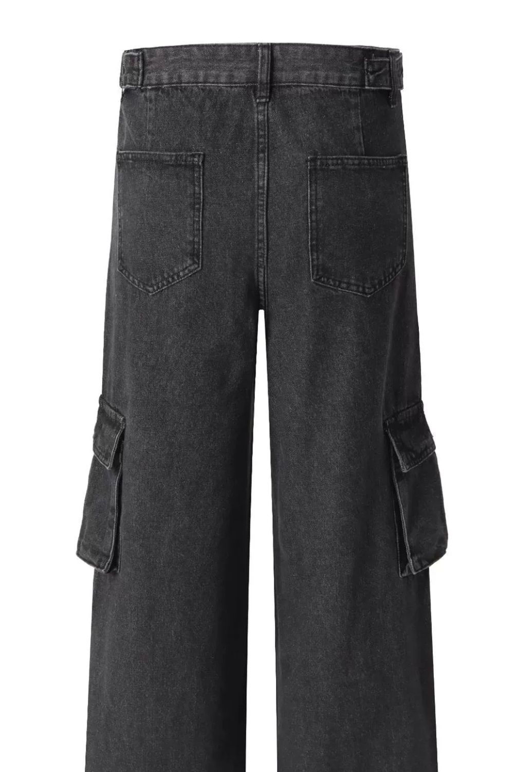 Men's Wide Leg Cargo Jeans