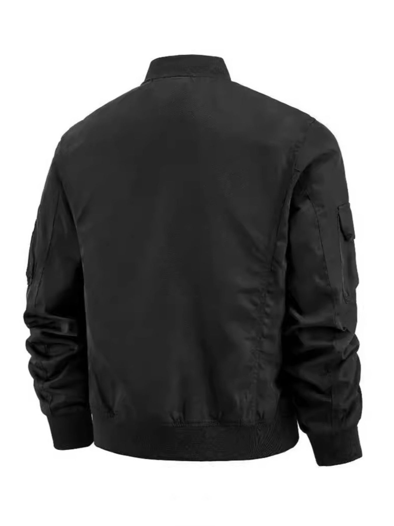 Men's Plus Size Multi-Pocket Tactical Bomber Jacket