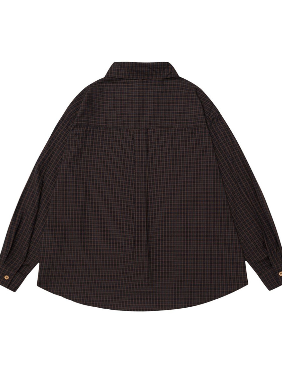 Men's Classic Plaid Button-Down Oversized Shirt