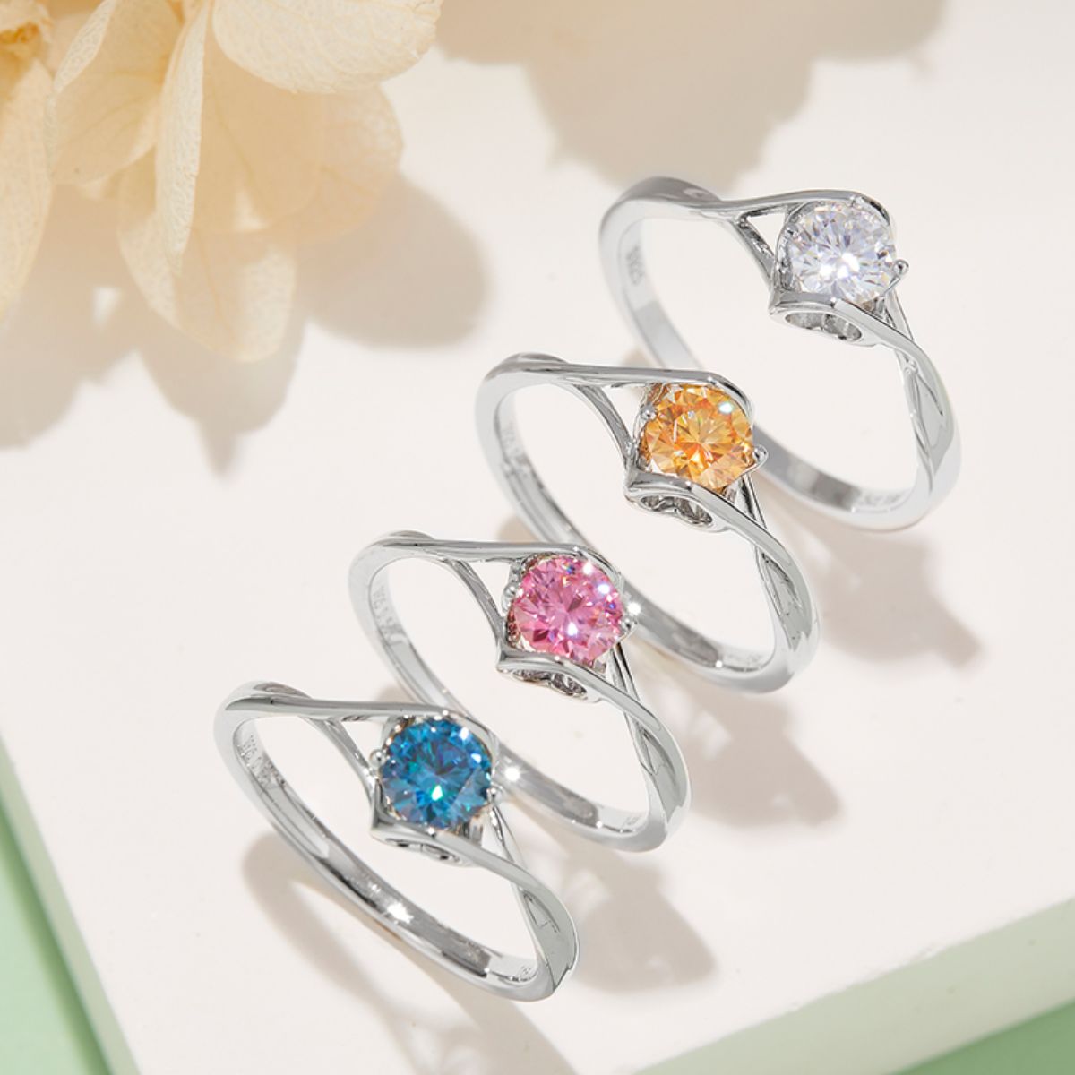 Moissanite 925 Sterling Silver Ring