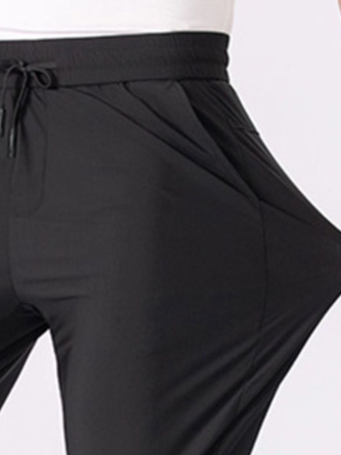 Men's Plus Size Drawstring Casual Pants