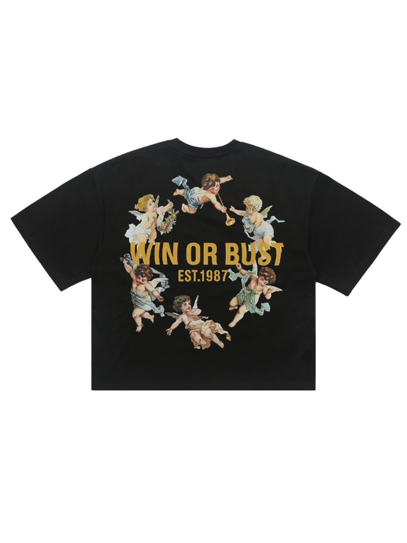 Men's Graphic Round Neck Short Sleeve T-Shirt