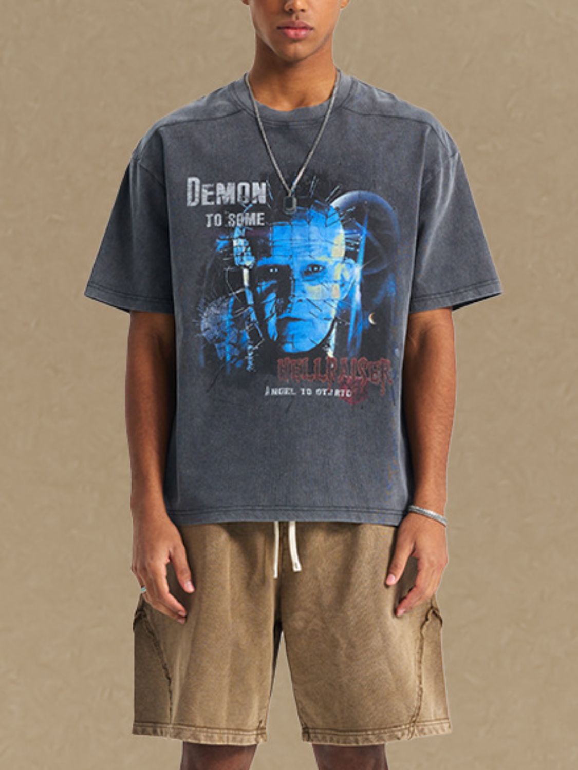 Men's Graphic Round Neck Half Sleeve T-Shirt