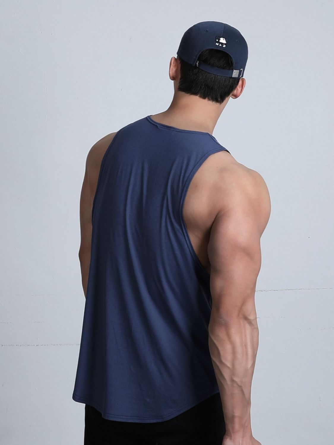 Men's Plus Size Round Neck Tank