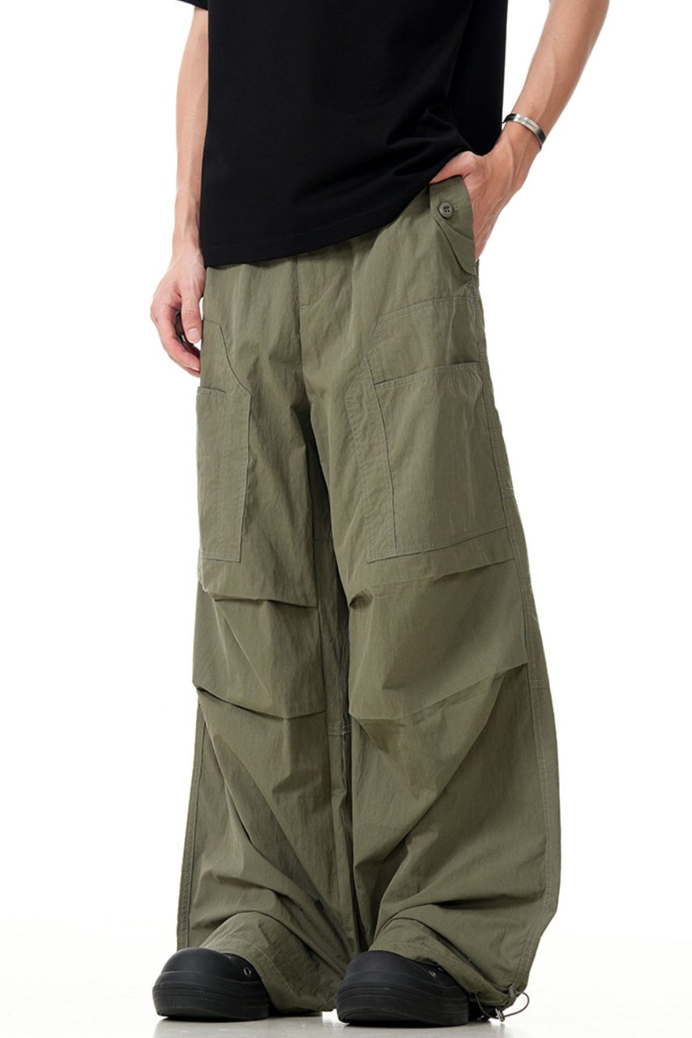 Men's Loose Fit Multi-Pocket Cargo Pants