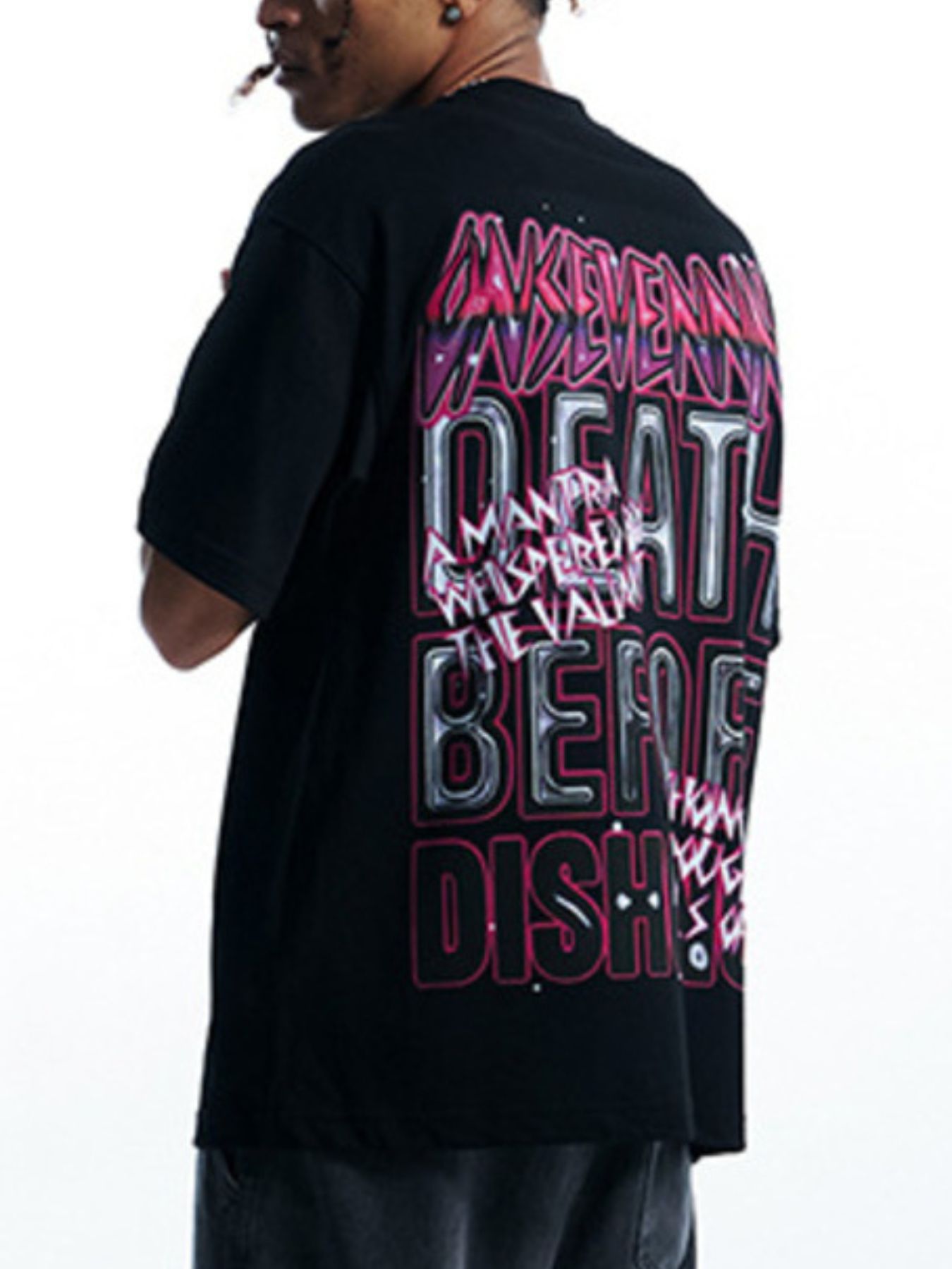 Men's Short Sleeve Graphic Oversized T-Shirt