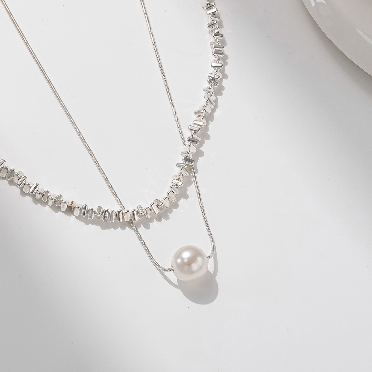 Double Layered Pearl Necklace