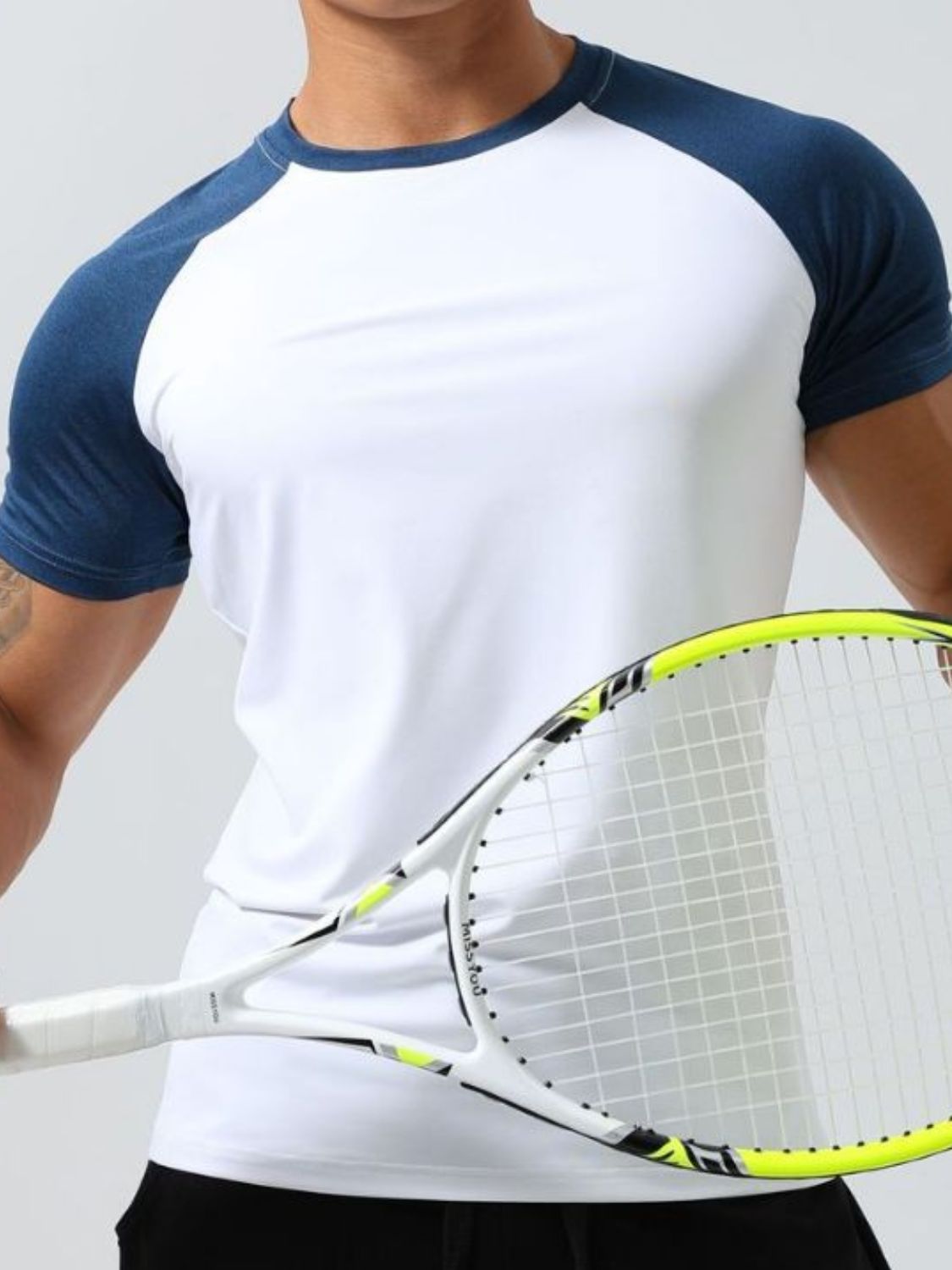 Men's Plus Size Round Neck Short Sleeve T-Shirt