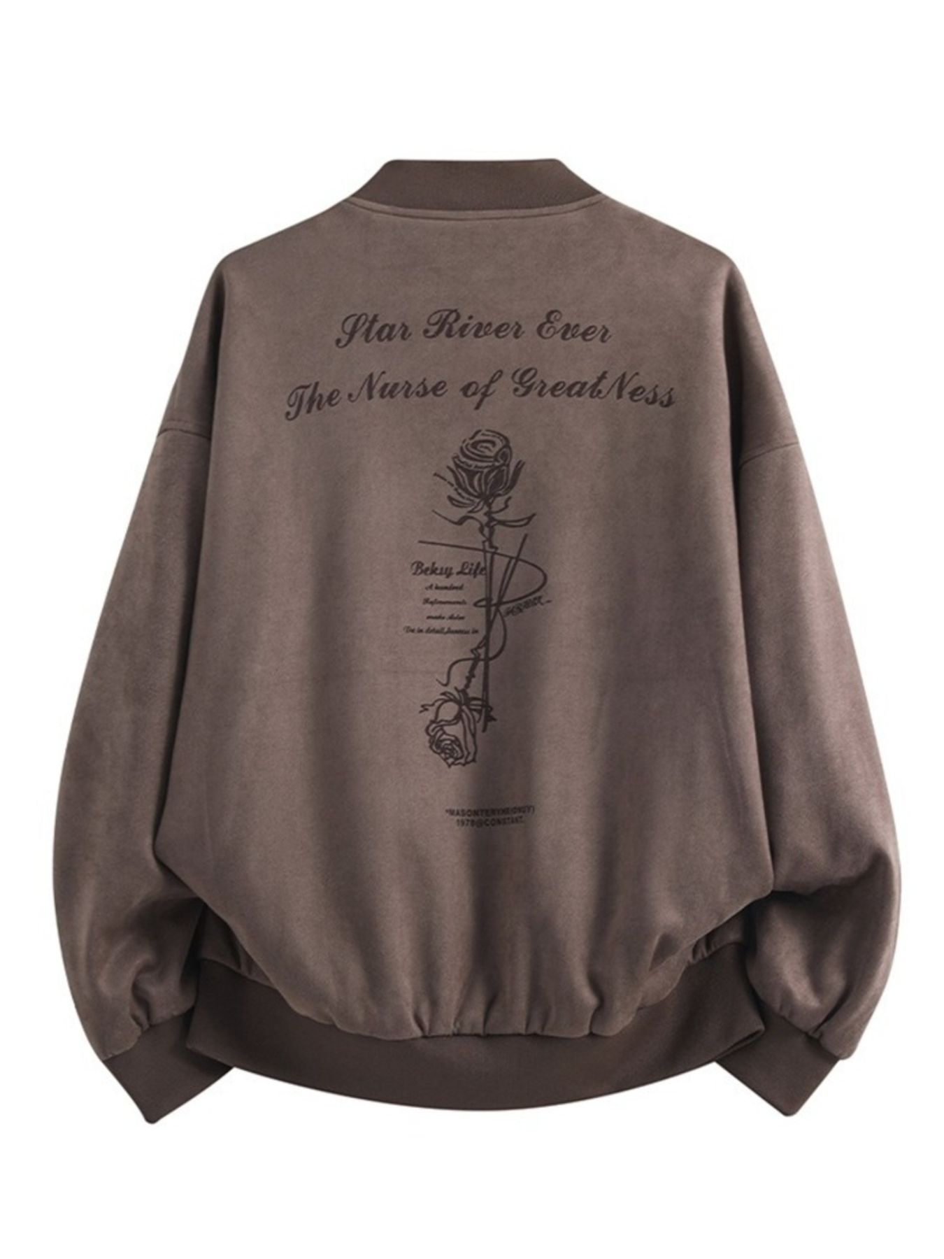 Men's Plus Size Zip Up Long Sleeve Jacket