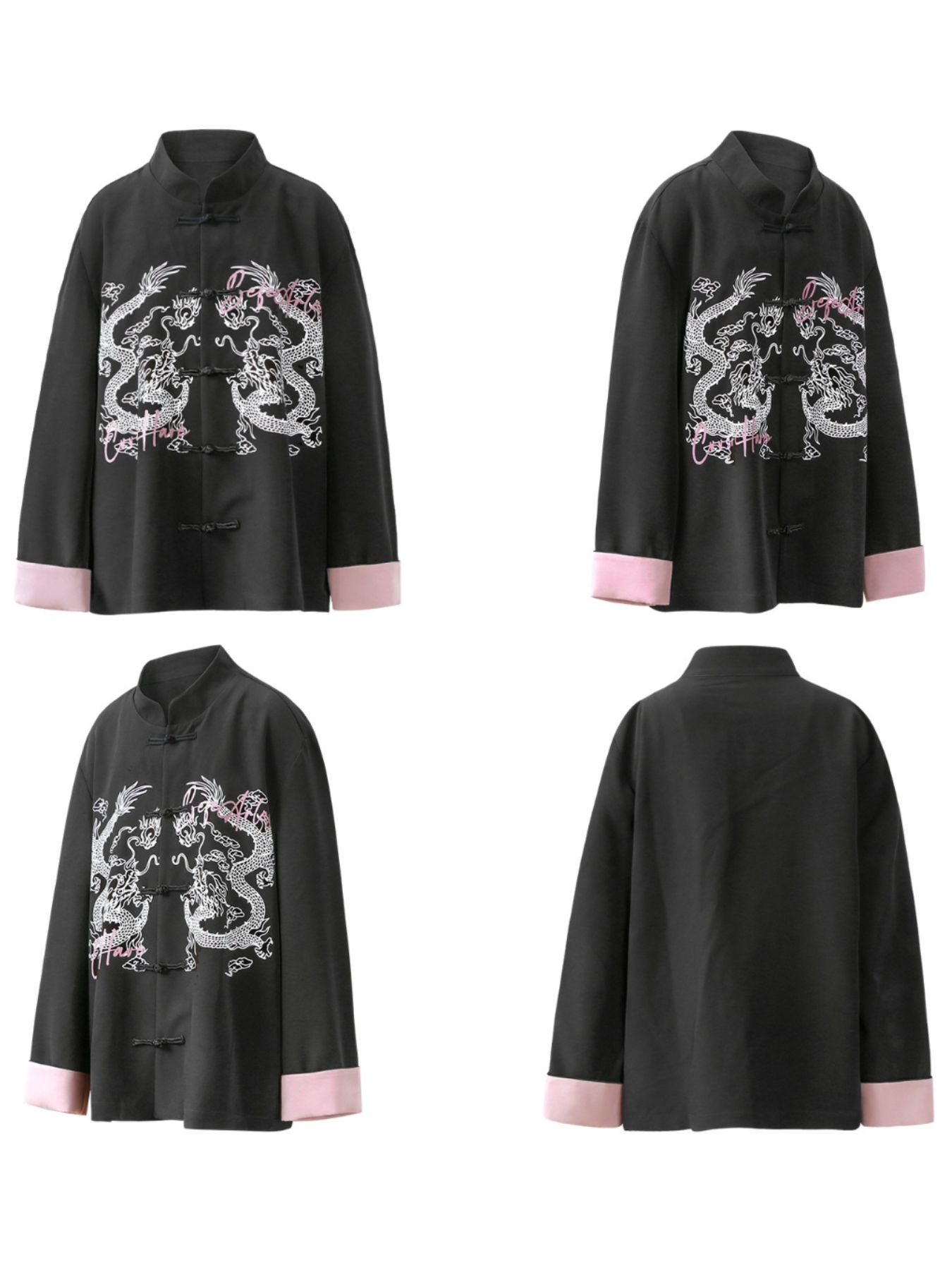 Men's Dragon Chinese Style Button Up Shirt