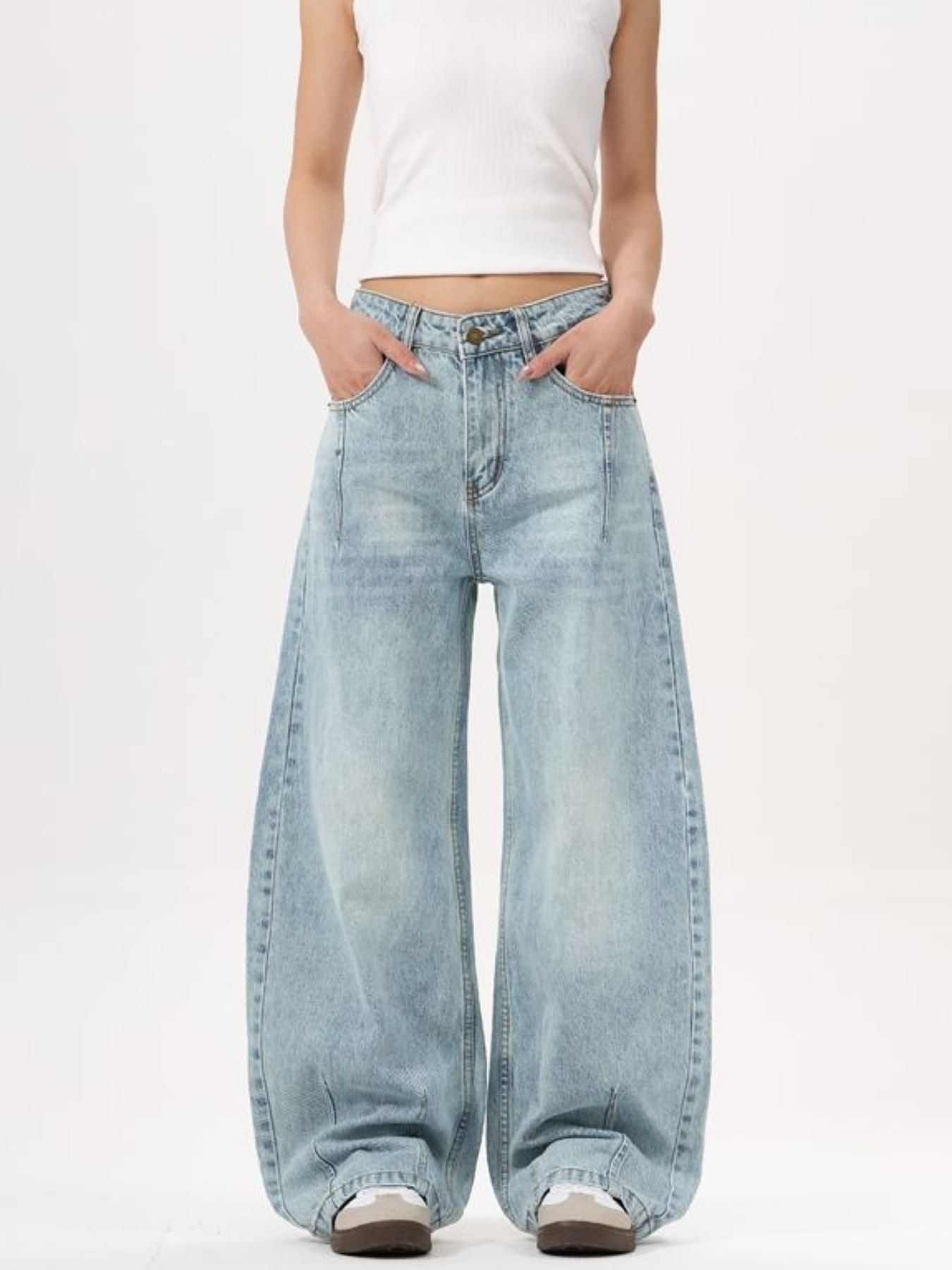 Men's Wide Leg Jeans