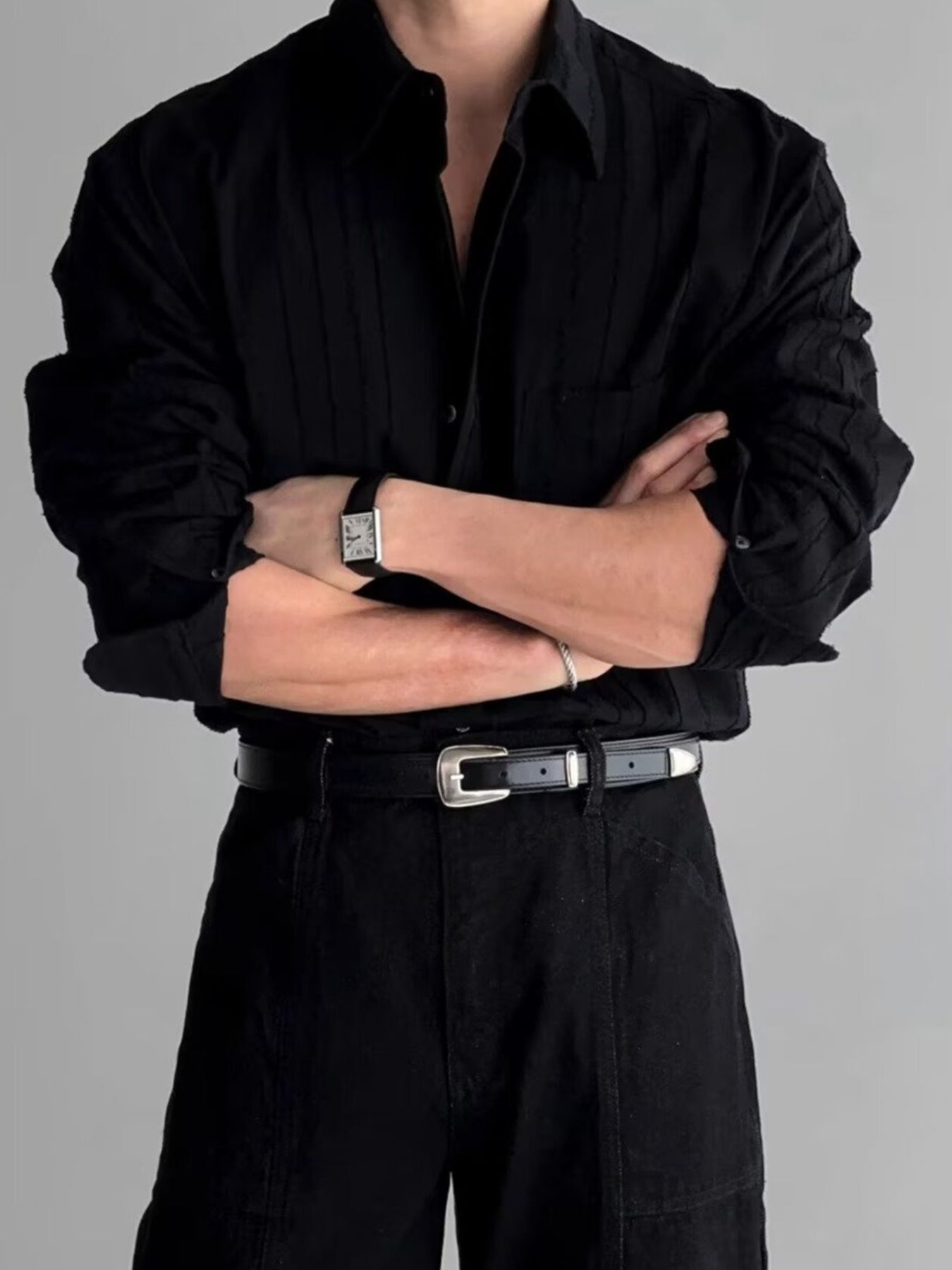 Men's Button Up Long Sleeve Shirt