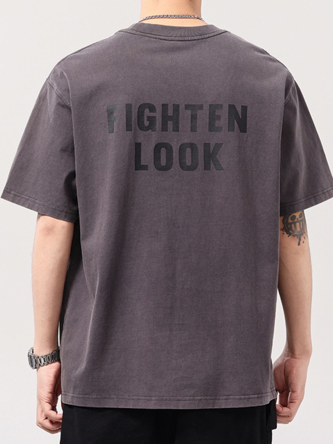 Men's Plus Size Round Neck Short Sleeve T-Shirt