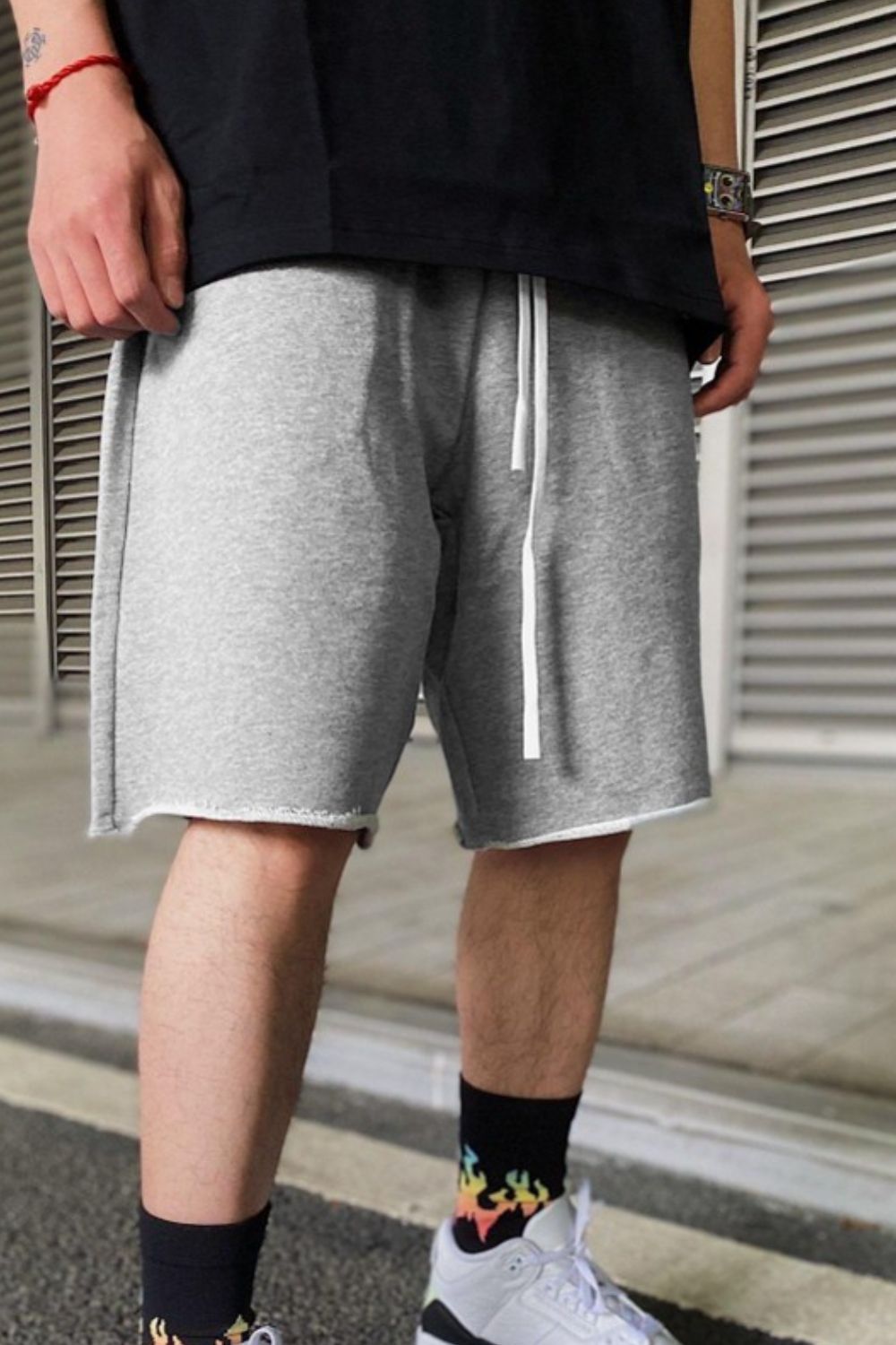 Men's Plus Size Drawstring Shorts