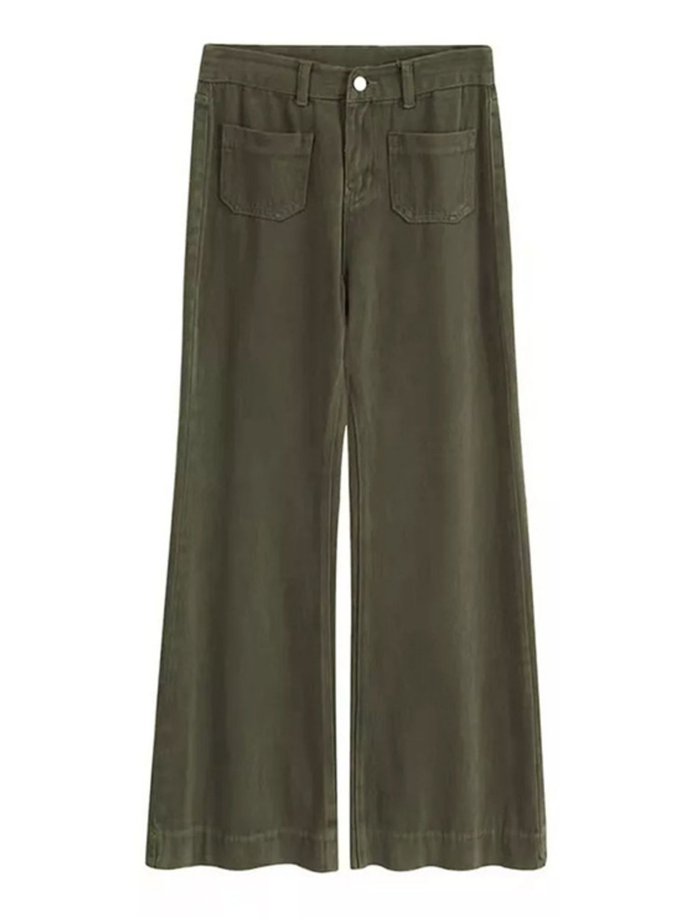 Full Size Wide Leg Pants with Pockets Plus Size