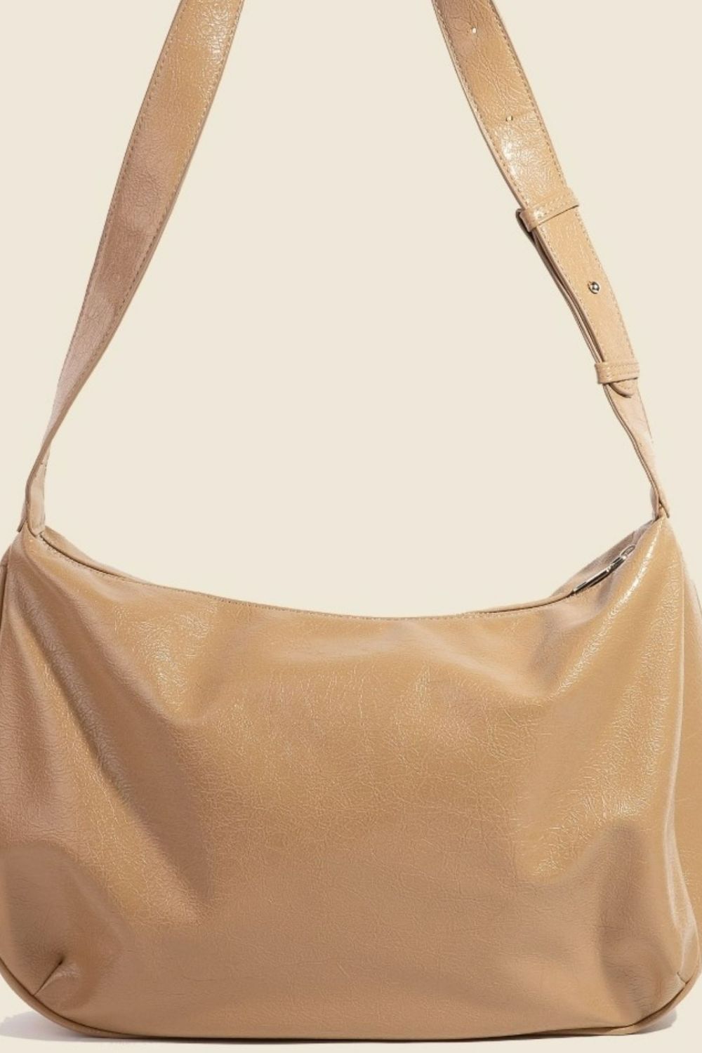 Fame Faux Leather Hobo Crescent Shoulder Bag