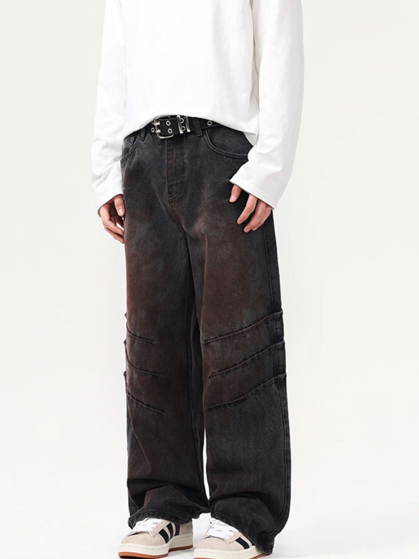 Men's Plus Size Wash Relaxed Fit Jeans