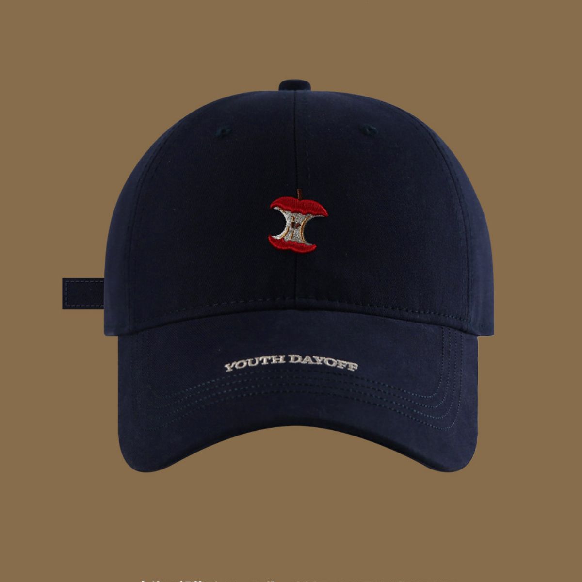 Embroidered Apple Core Baseball Cap 2
