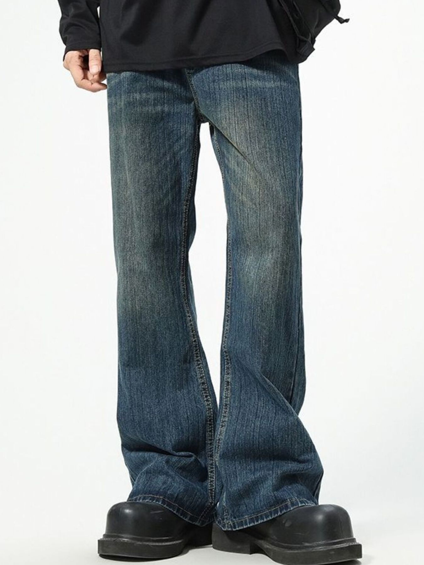 Men's Full Size Loose Fit Jeans Plus Size