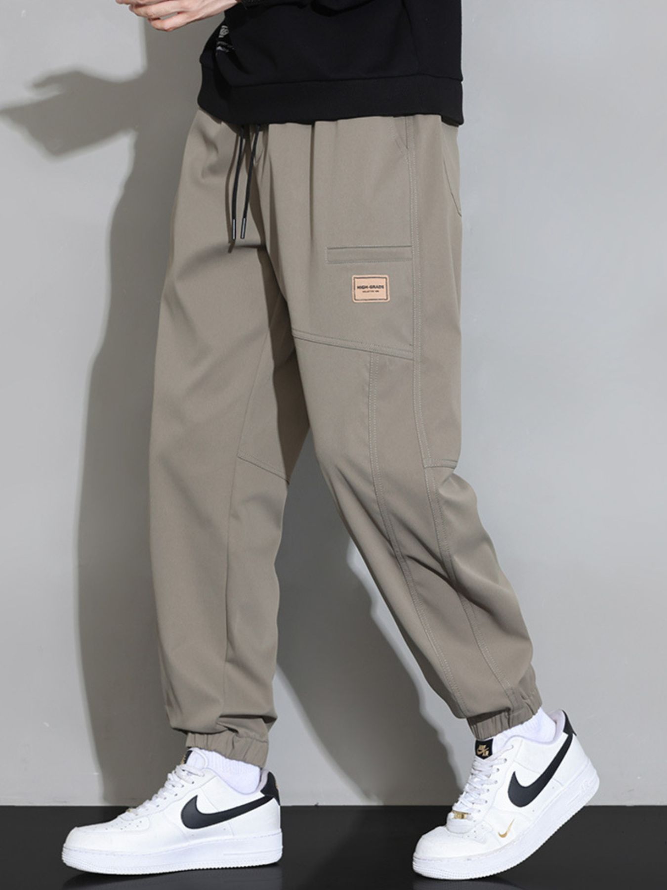Men's Plus Size Drawstring Loose Fit Pants